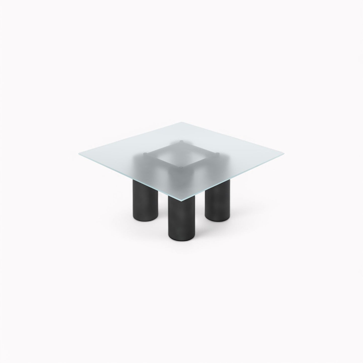 Serenissimo Table carrée Lella & Massimo Vignelli et David Law 1985