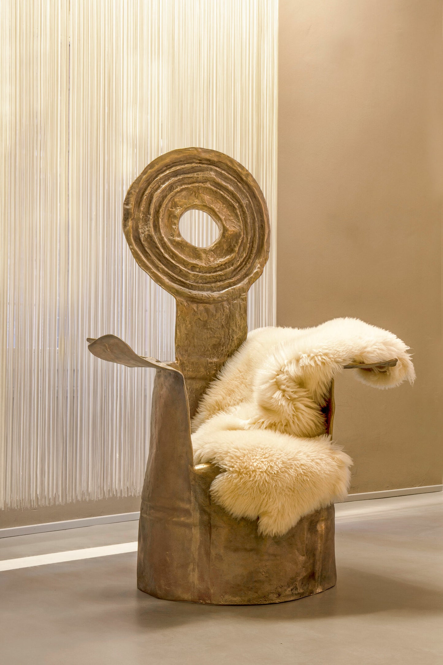 Margarita Bronze Armchair Roberto Matta 1971