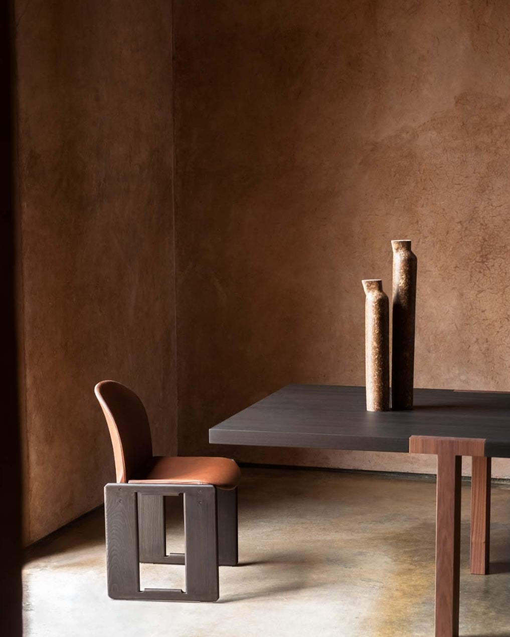 Dialogo Chair without Armrests chaise Tobia Scarpa 1973